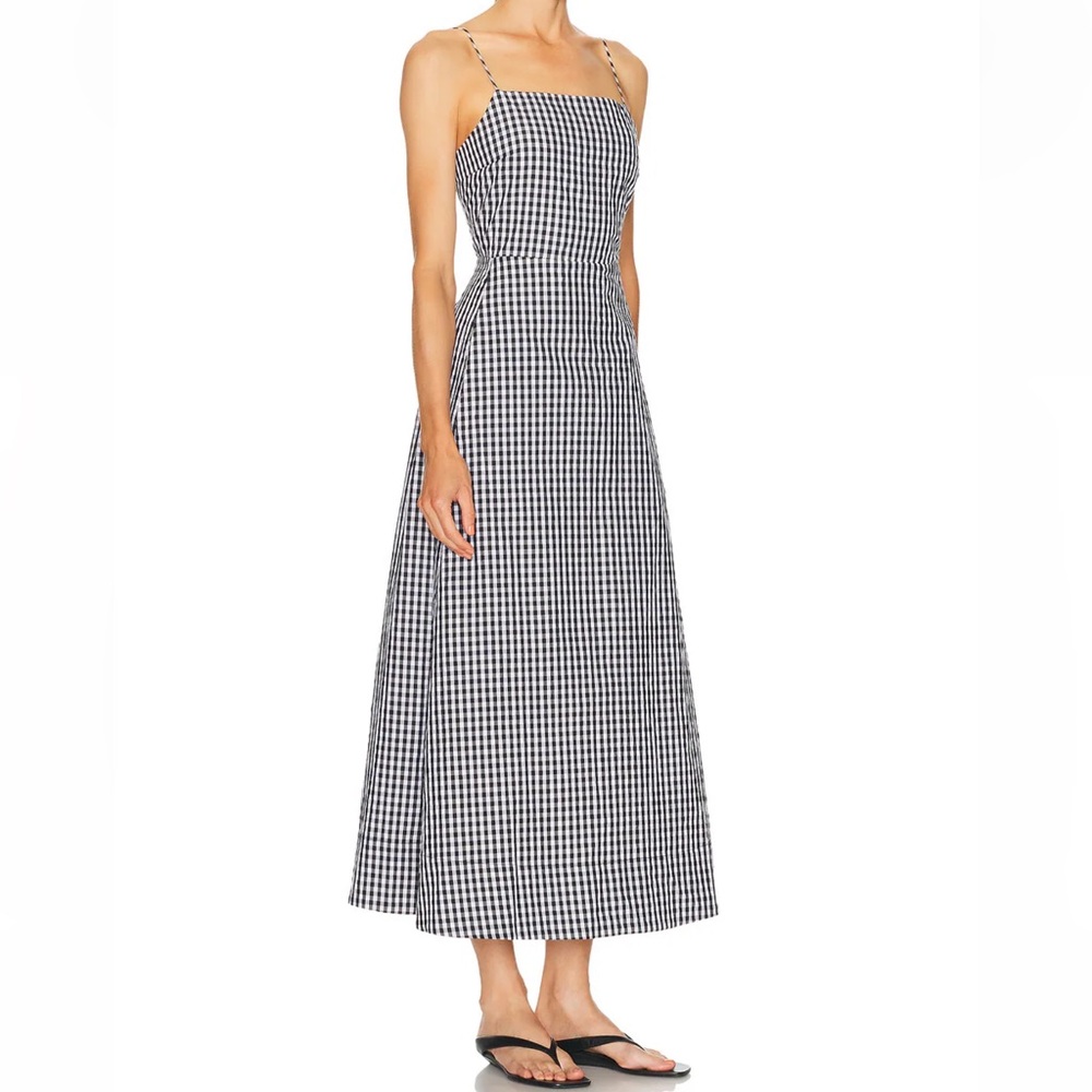 ENZA COSTA GINGHAM DRESS- NWOT